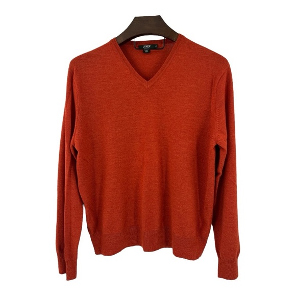 J. Crew Other - J Crew V-neck Italian Morano Wool Sweater SZ XL